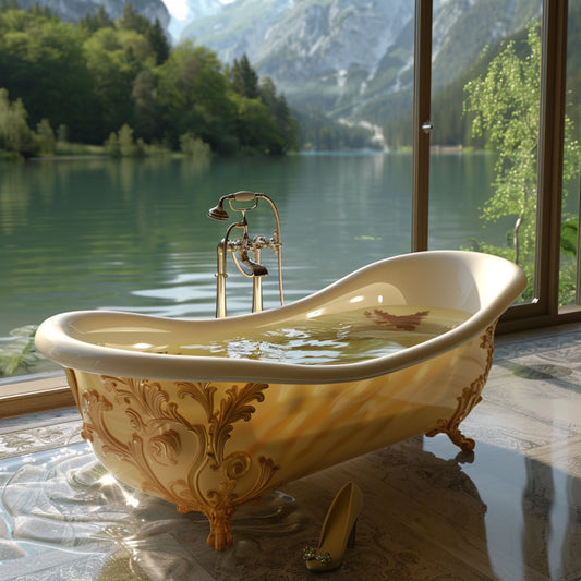 Baignoire Îlot avec Robinetterie