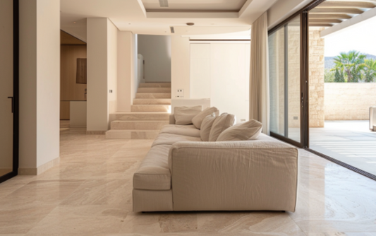 Travertin blanc intérieur