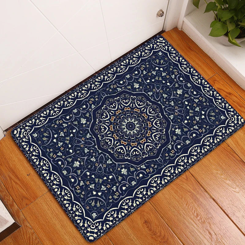 Tapis de bain persan géométrique