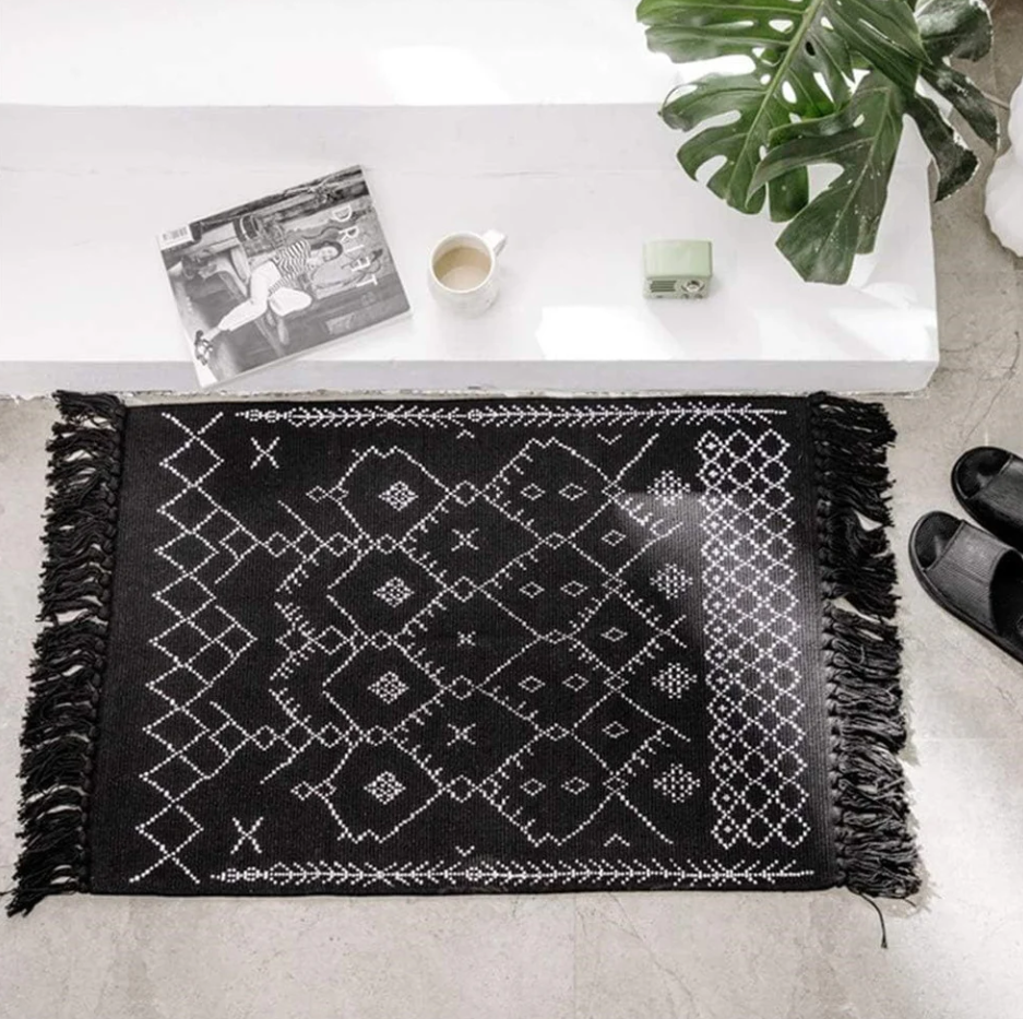 Tapis de bain coton grande taille