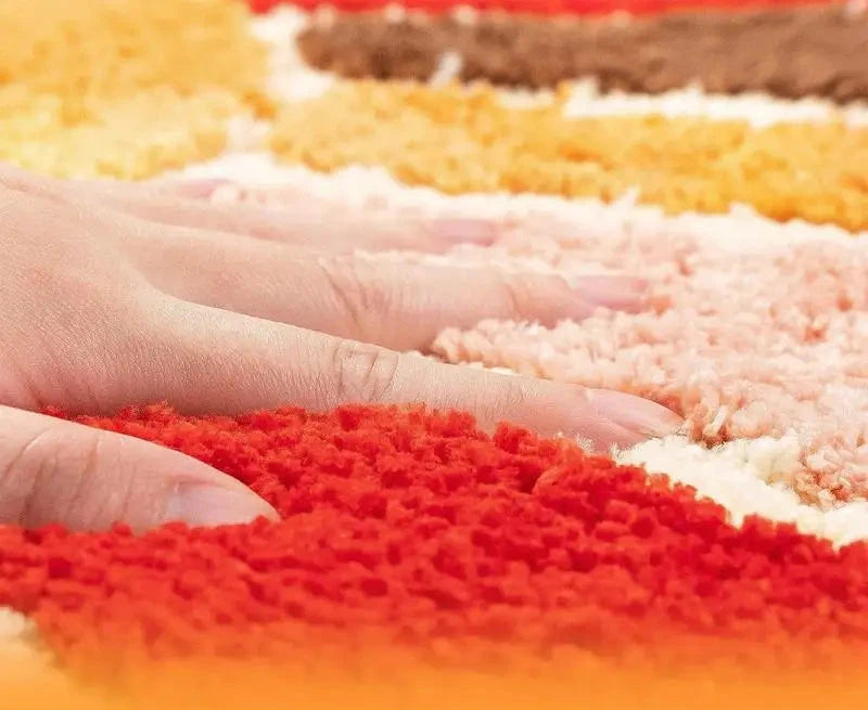 Tapis de bain épais demi lune douceur