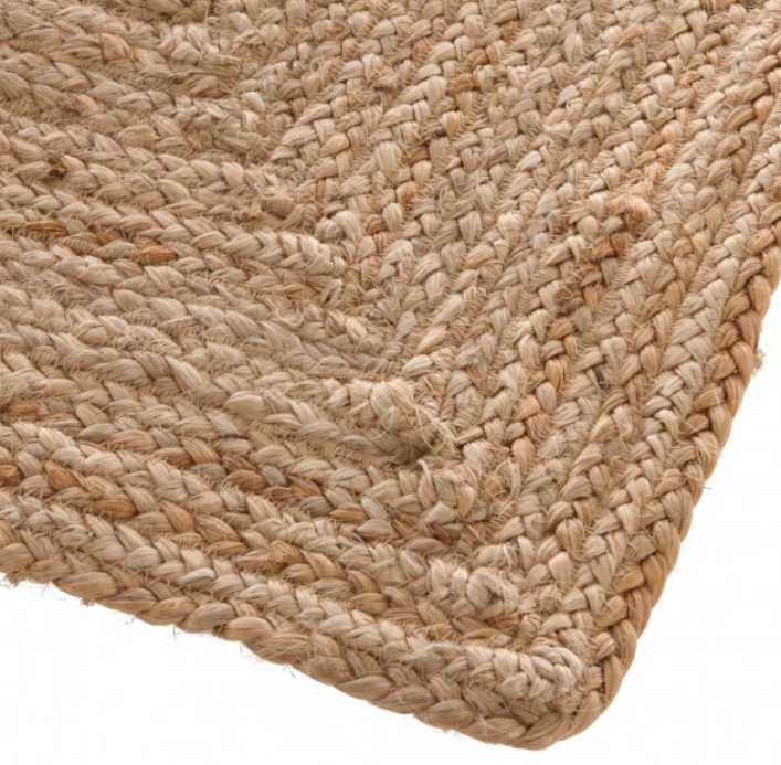 Tapis jute salle de bain en fibre naturelle