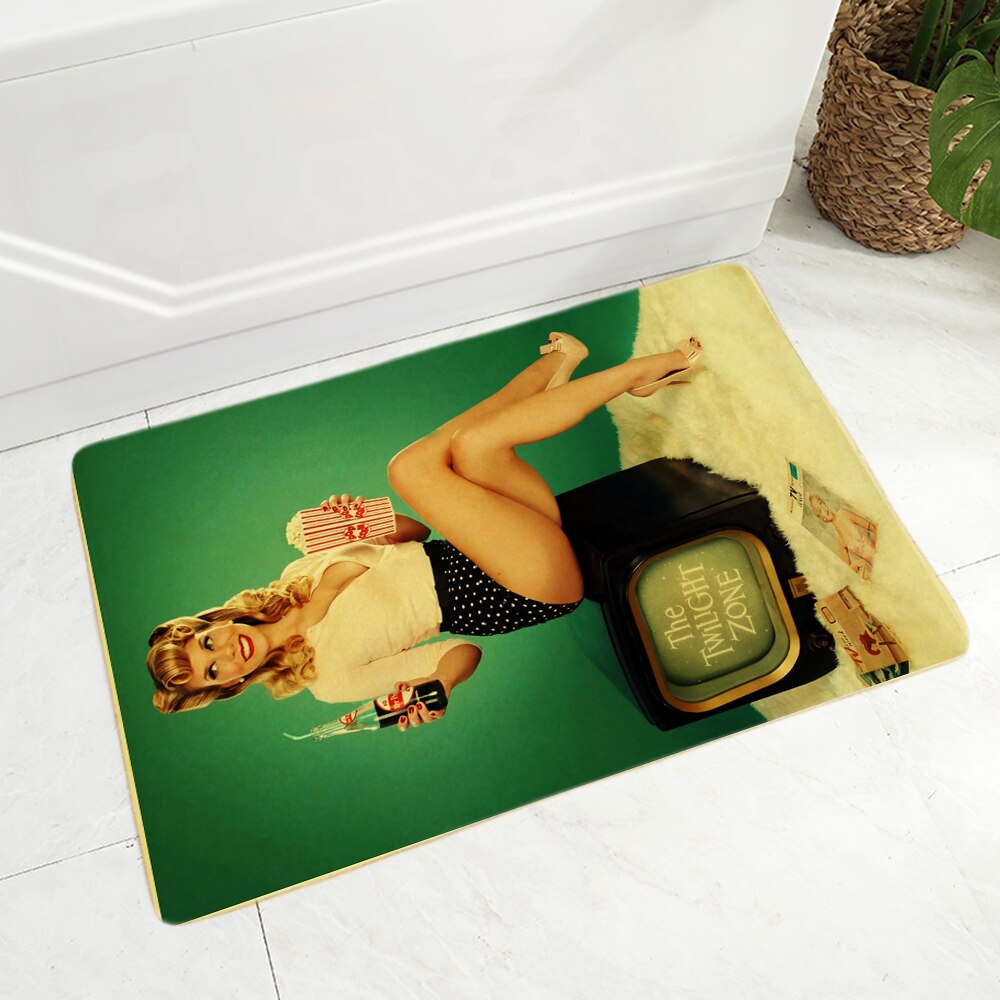 Tapis de bain vintage