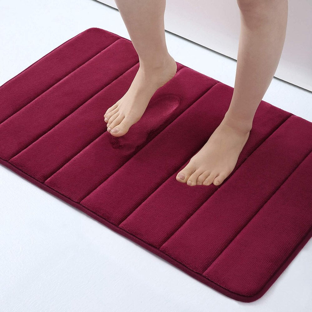 Tapis de bain 70x120 Rouge