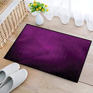Tapis de bain aubergine
