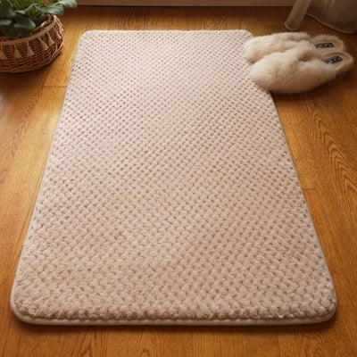 Tapis de bain 120cm camel