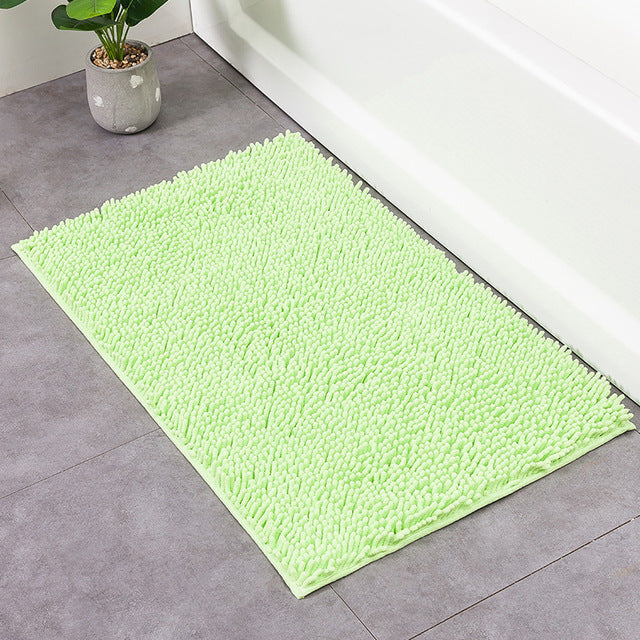 Tapis de bain vert d'eau