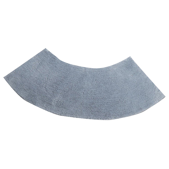 Tapis de bain d'angle gris