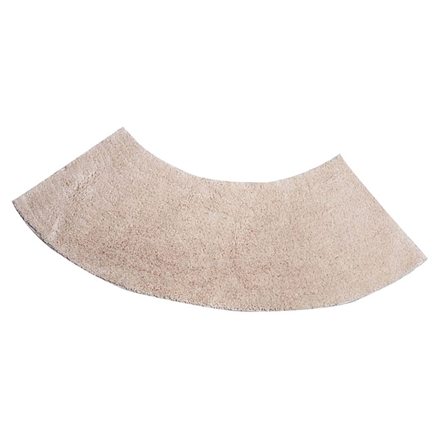 Tapis de bain d'angle beige