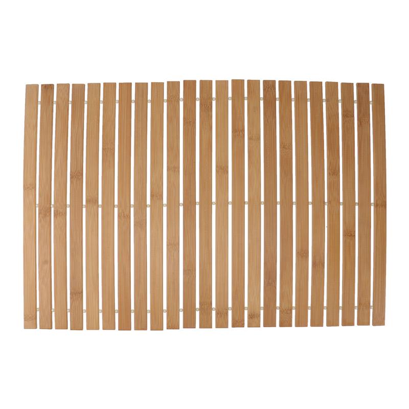 Tapis de bain bois