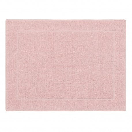 Tapis de bain rose poudré