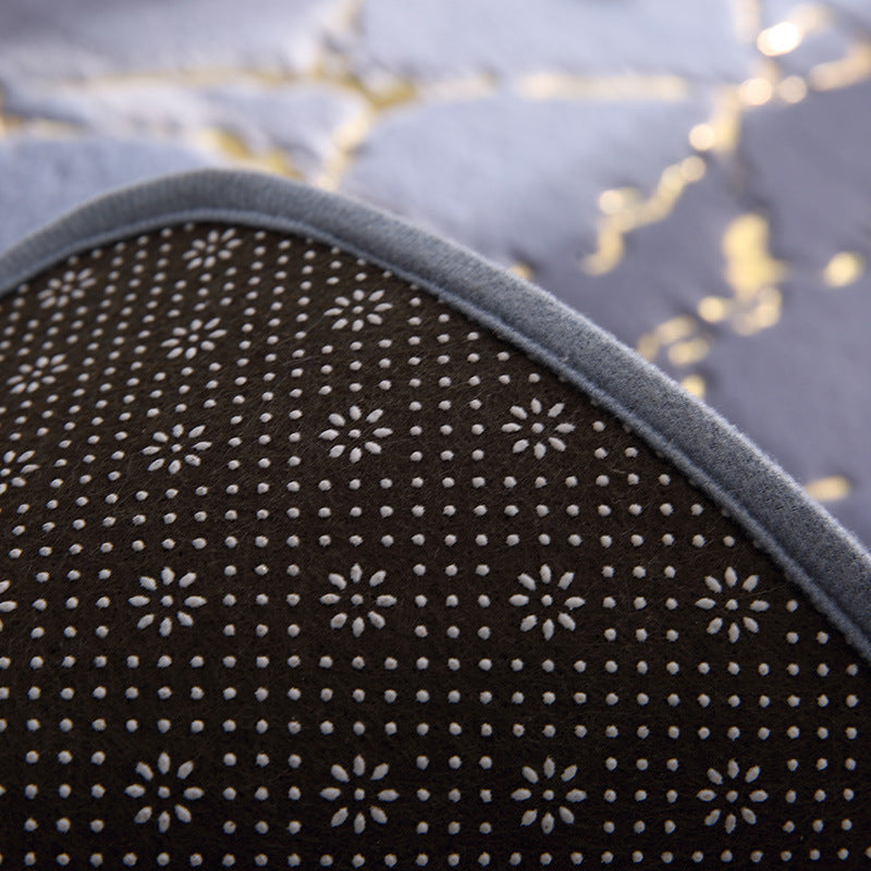 Tapis salle de bain noir
