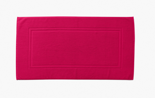 Tapis de bain fushia