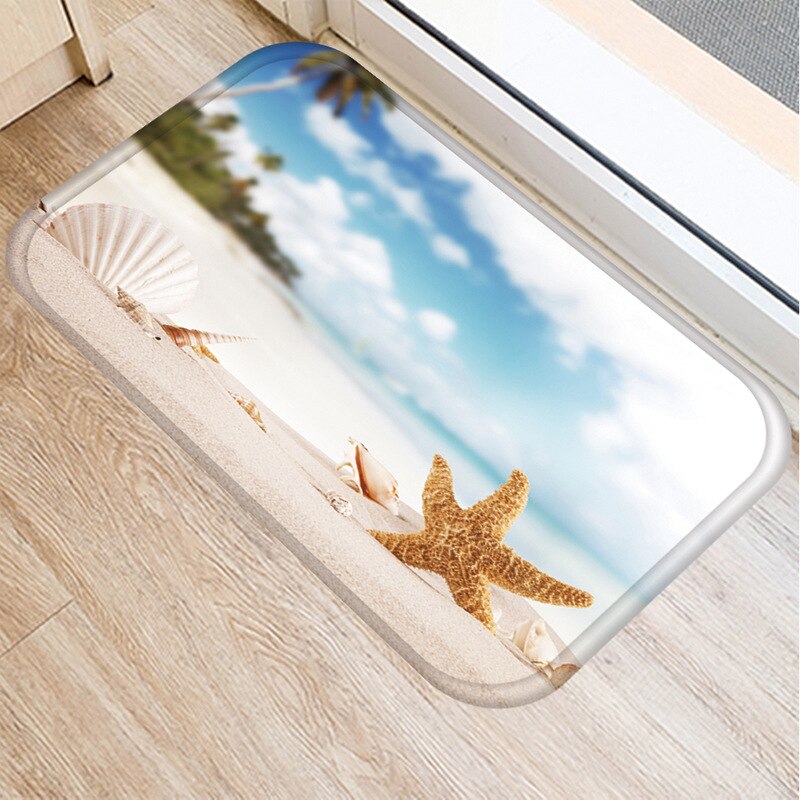 Tapis de bain mer