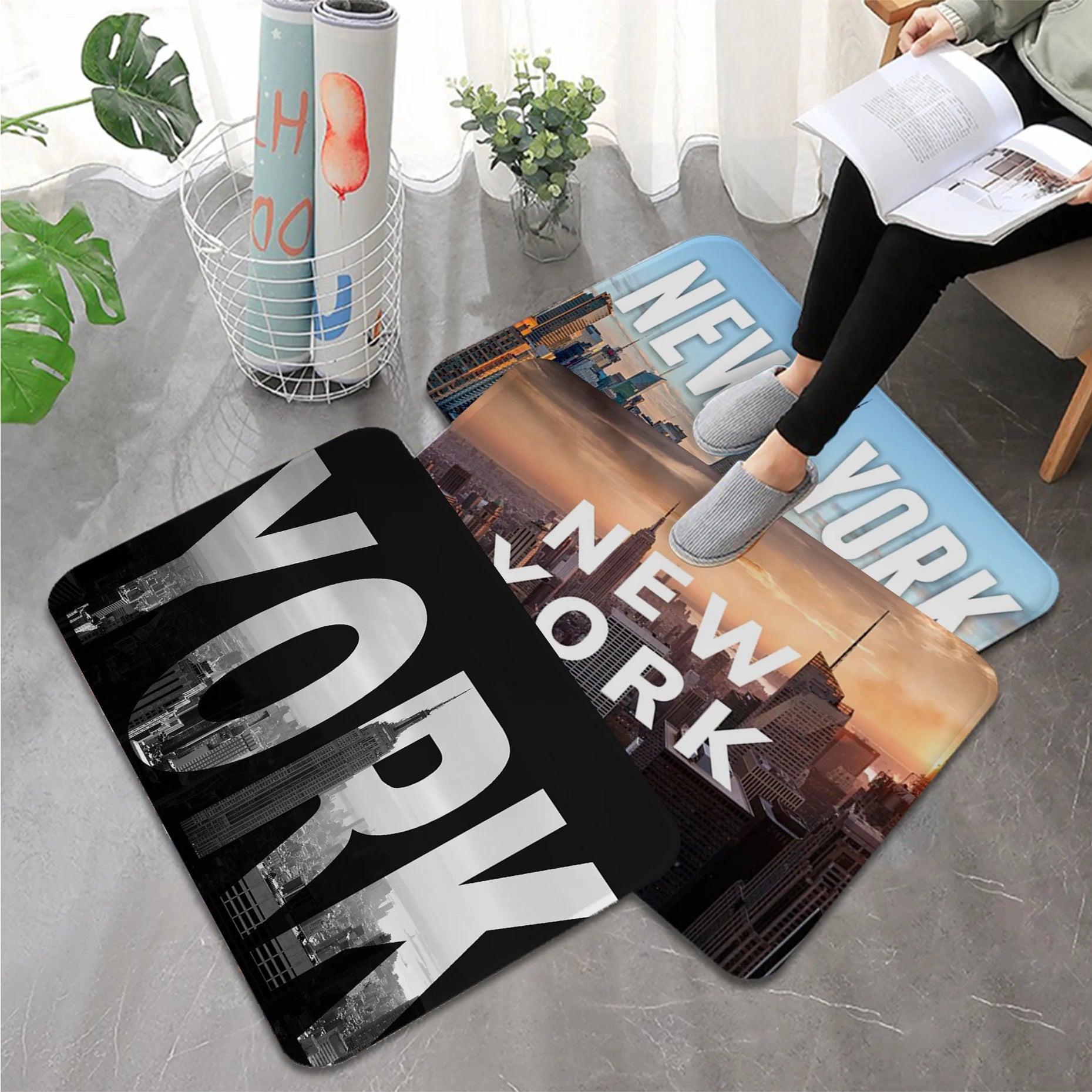 tapis de bain new york