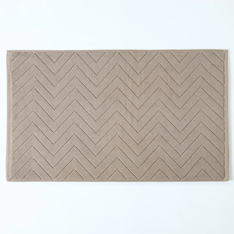 Tapis de bain scandinave khaki