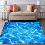 Tapis de bain bleu lagon - Vignette | Nos tapis de bain 
