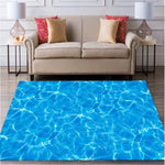 Tapis de bain bleu lagon - Vignette | Nos tapis de bain 