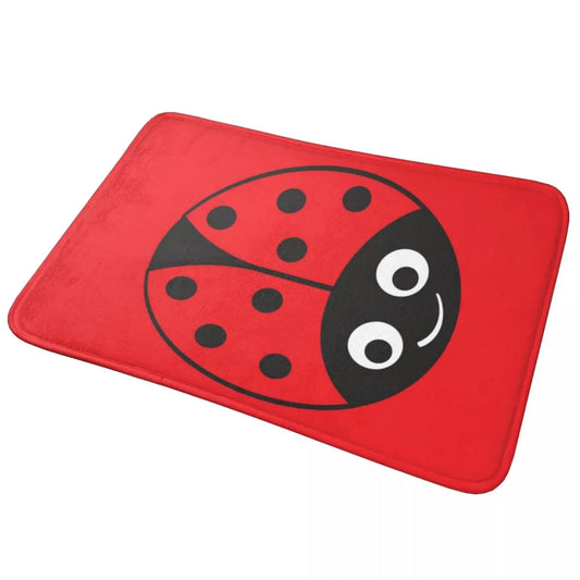 Tapis de bain coccinelle