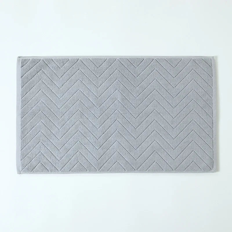 Tapis de bain scandinave gris