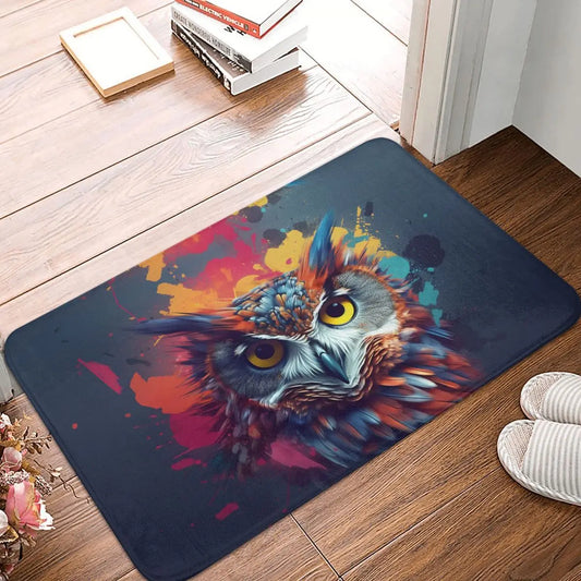 Tapis de bain hibou