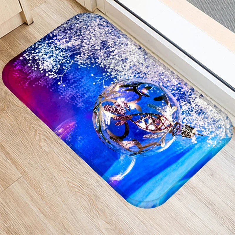 Tapis de bain noël guirlande