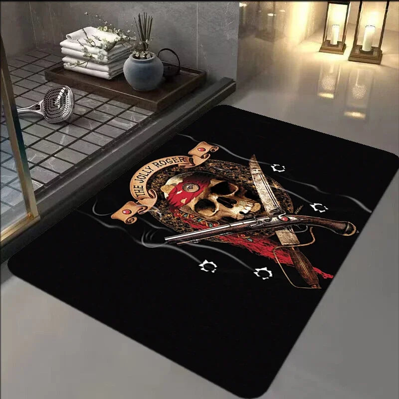 Tapis de bain pirate pistolet