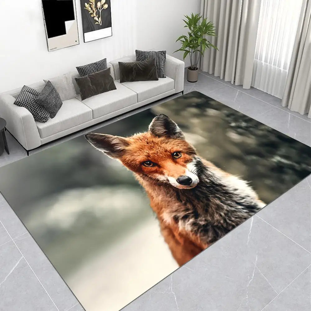 Tapis de bain jeune renard