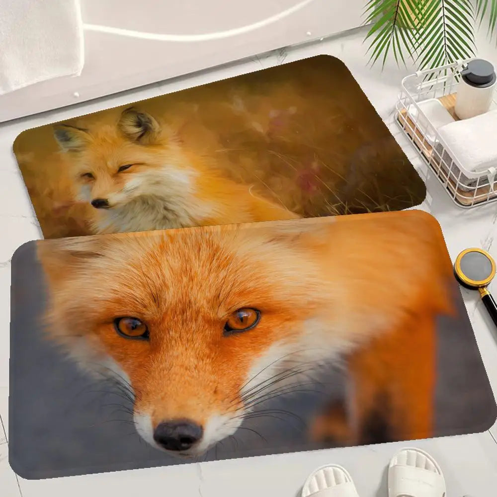 Tapis de bain renard