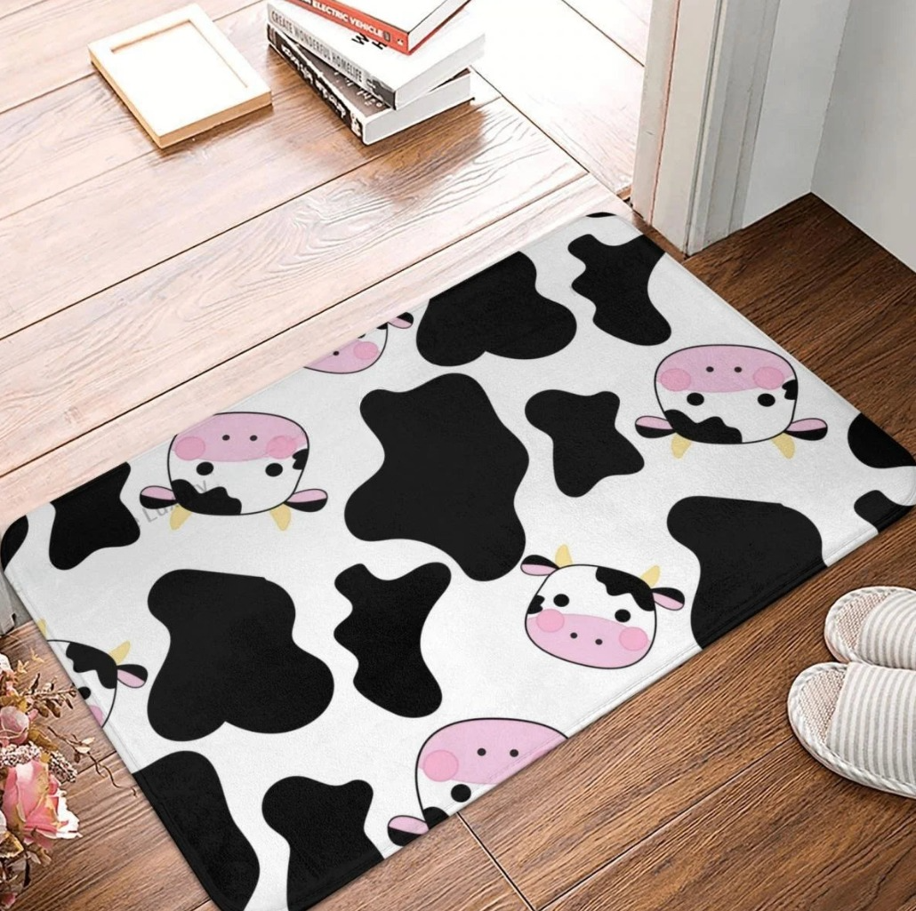 Tapis de bain vache