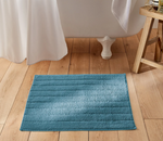 Tapis de bain bleu paon - Vignette | Nos tapis de bain 