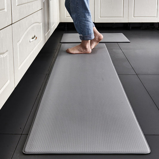 Tapis de bain extra long gris