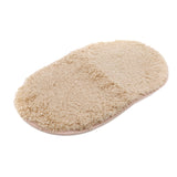 Tapis de bain bouclette beige