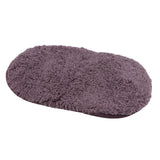 Tapis de bain bouclette violet