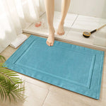 Tapis salle de bain bleu turquoise - Vignette | Nos tapis de bain 