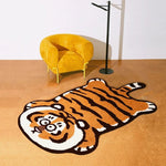 tapis de bain drôle tigre