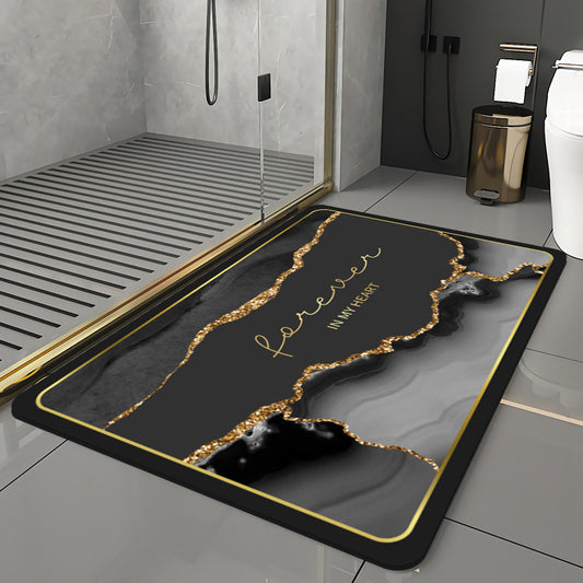 Tapis de bain en pierre diatomite 