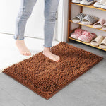 Tapis de bain antidérapant xxl marron