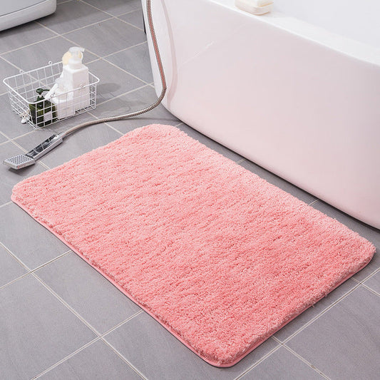 Tapis de bain rose