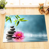 tapis salle de bain zen